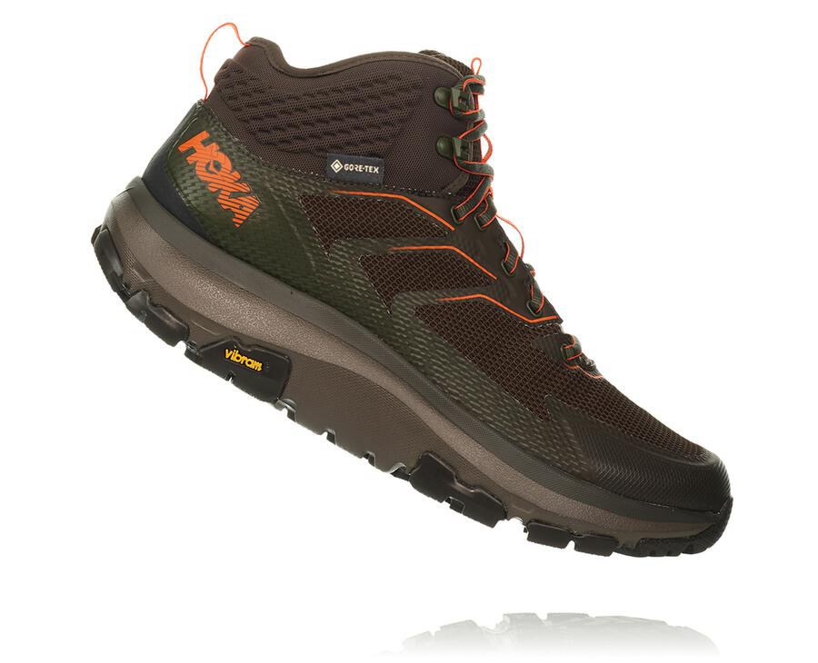 Botas De Montaña Hoka One One Hombre Marrom - Toa Gore-Tex - YUFJ46972